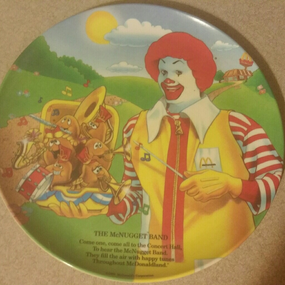1989 McDonald's Collectible Plate